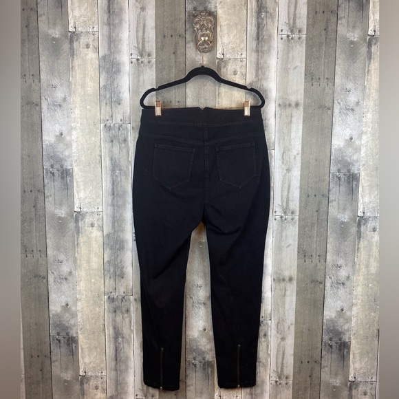 J. McLaughlin Hastings Double Button Front Zipper Jeans in Black Size 10. - Picture 2 of 14